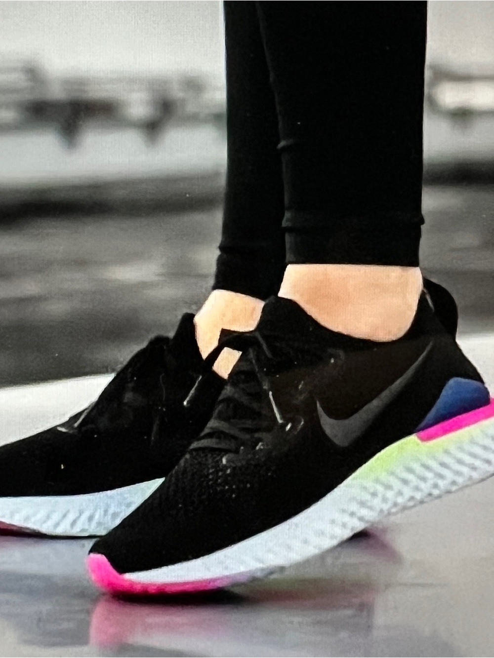 Nike Epic React Flyknit 2. Women’s size size 7. Well loved, but good condition.
